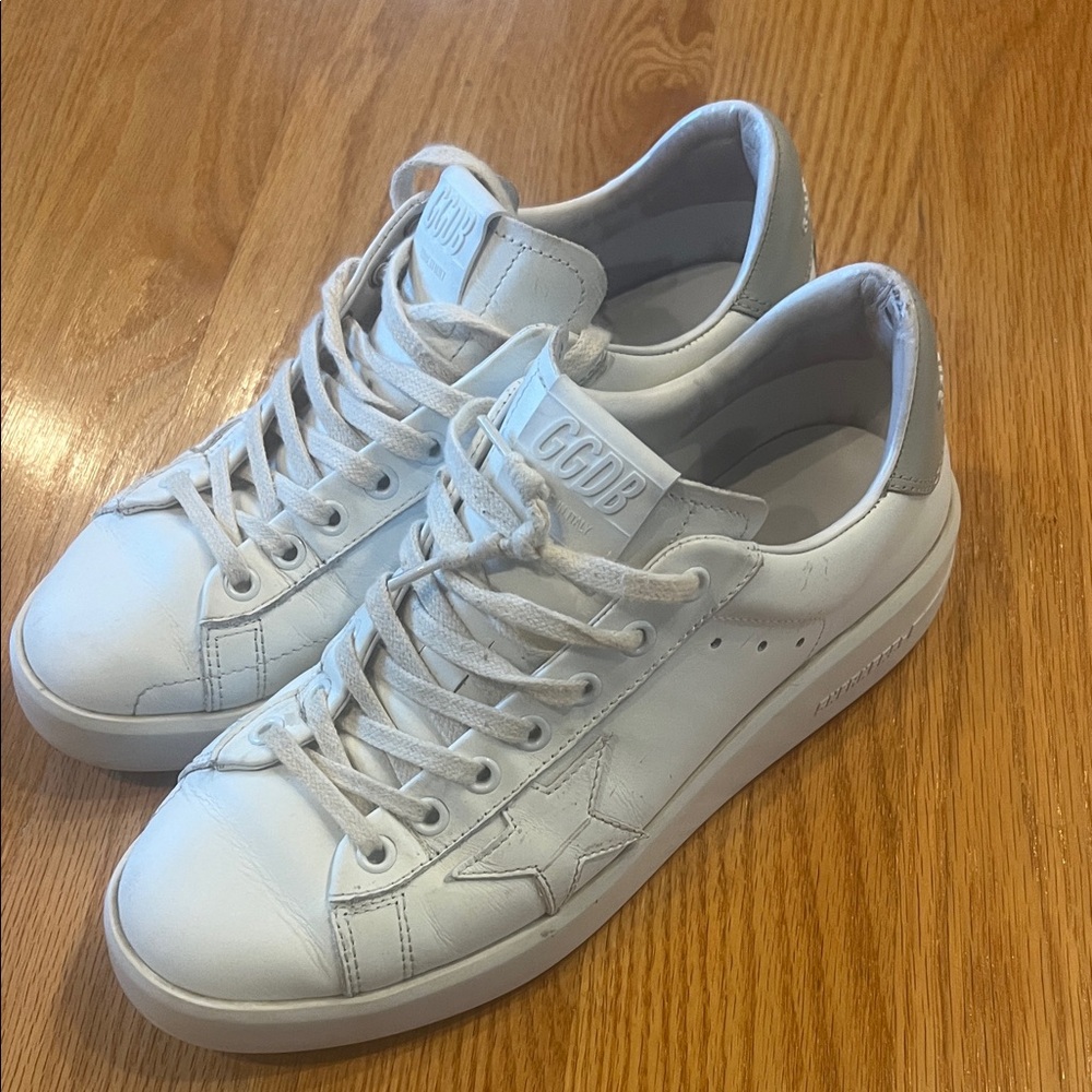 Golden Goose White Leather Women’s Sneakers